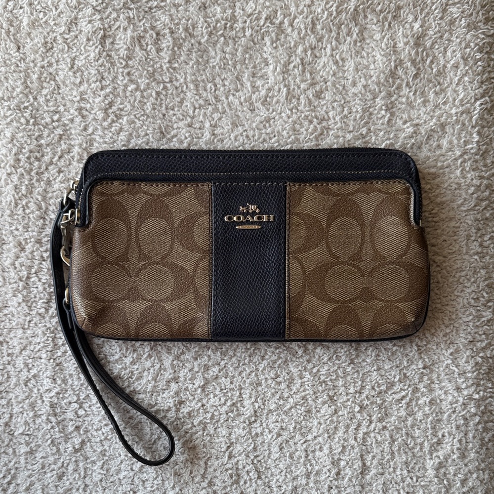 Coach Double Zip Wallet